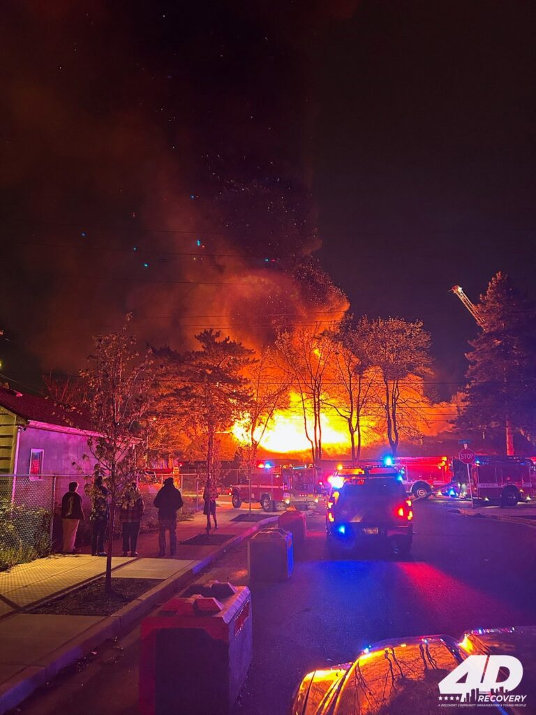 Youth Recovery Campus on Fire